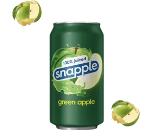 Snapple 100% juiced Green Apple
