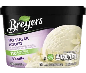 Breyers No Sugar Added Vanilla