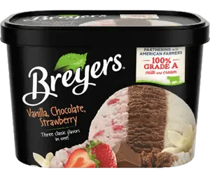 Breyers Vanilla Chocolate Strawberry