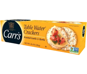 Carr’s Table Water® Roasted Garlic & Herb Crackers