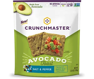Crunchmaster Avocado Toast Salt & Pepper