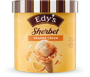 Edy’s Orange Cream Sherbet