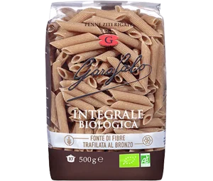 Garofalo Organic Durum Wheat Semolina Pasta N° 5-70 Whole Wheat Penne Ziti Rigate
