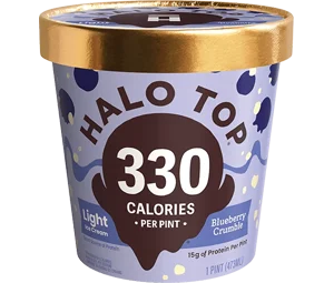 Halo Top Blueberry Crumble
