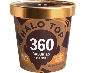 Halo Top Chocolate Caramel Brownie