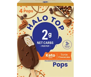 Halo Top Keto Turtle Cheesecake