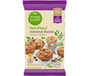 Simple Truth Organic Plant-Based Oatmeal Raisin Cookie Dough