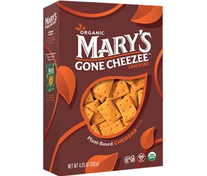 Mary’s Gone Crackers Plant-based Cheddar Flavor