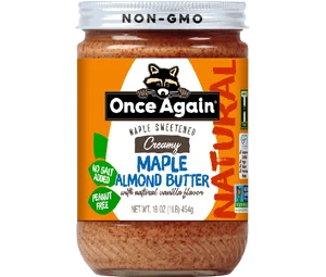 Once Again Natural Creamy Maple Almond Butter with Natural Vanilla Flavor