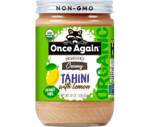 Once Again Organic Sesame Tahini with Lemon - Salt Free