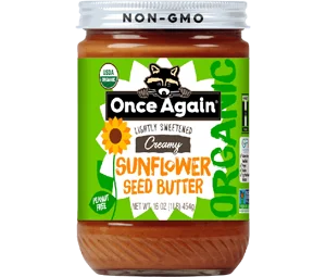 Once Again Organic Sunflower Butter - Lightly Salted & Sweetened - Peanut Free
