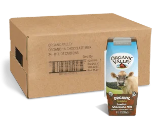 Organic Valley Single-Serve Chocolate Lowfat 1% Milk