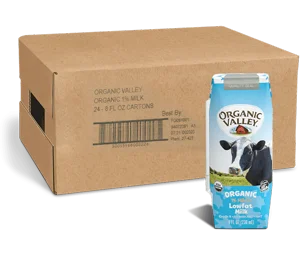 Organic Valley Single-Serve Lowfat 1% Milk