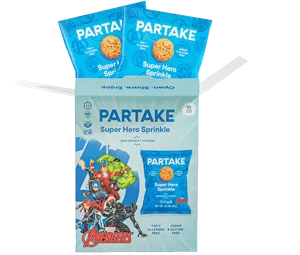 Partake Marvel Crunchy Super Hero Sprinkle Mini Cookie