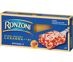 Ronzoni Oven Ready Lasagna