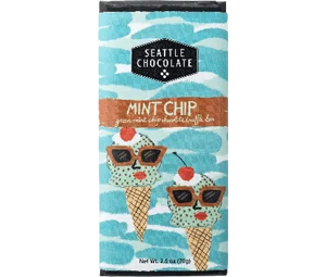 Seattle Chocolate Mint Chip Truffle Bar