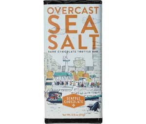 Seattle Chocolate Overcast Sea Salt Truffle Bar
