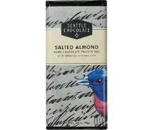 Seattle Chocolate Salted Almond Truffle Bar