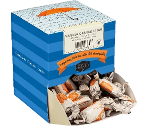Seattle Chocolate Vanilla Orange Cream Chocolate Truffles