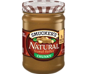 Smuckers peanut butter Natural Chunky Peanut Butter