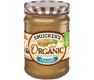Smuckers peanut butter Organic Creamy Peanut Butter