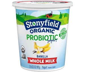 Stonyfield Organic Whole Milk Probiotic Yogurt