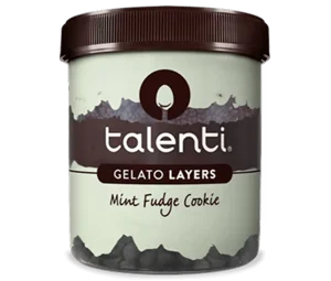 Talenti Mint Fudge Cookie Gelato Layers