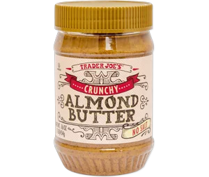 Trader Joes Crunchy Almond Butter No Salt