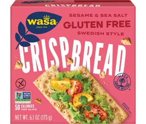 Wasa Crisp Bread Gluten Free Sesame & Sea Salt