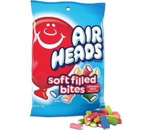 Airheads Soft Filled Bites Original Fruit