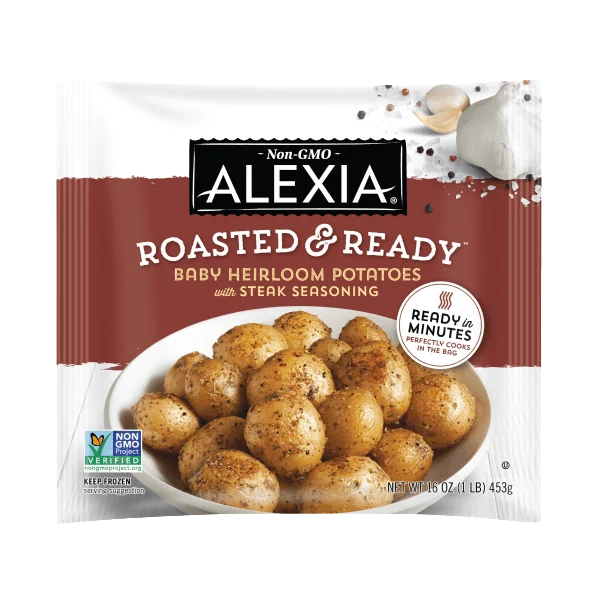 Alexia Foods Roasted & Ready Baby Heirloom Potatoes With Steak Seasoning