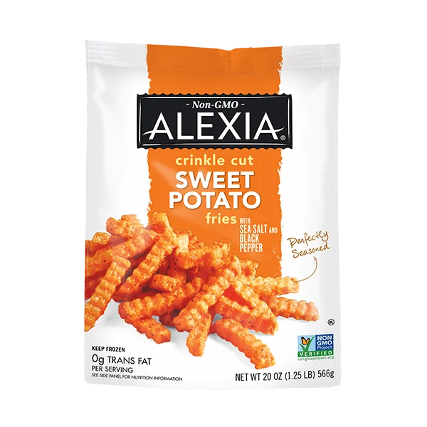 Alexia Foods Crinkle Cut Sweet Potato Fries With Sea Salt & Black Pepper