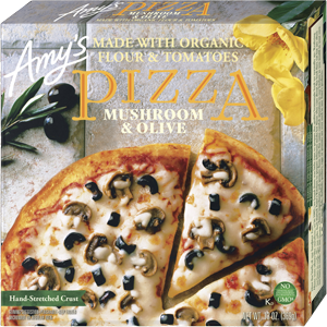 Amy's Kitchen Mushroom & Olive Pizza