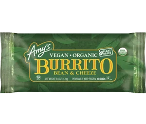 Amy's Kitchen Organic Vegan Bean & Cheeze Burrito