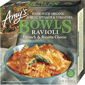 Amy's Kitchen Spinach Ravioli Bowl