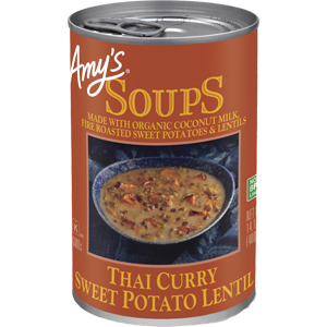 Amy's Kitchen Thai Curry Sweet Potato Lentil Soup