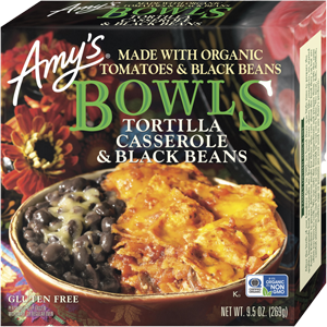 Amy's Kitchen Tortilla Casserole & Black Beans Bowl