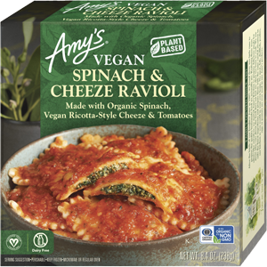 Amy's Kitchen Vegan Spinach & Cheeze Ravioli