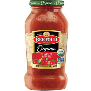 Bertolli Organic Traditional Tomato & Basil Sauce