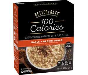Better Oats 100 Calorie Maple And Brown Sugar