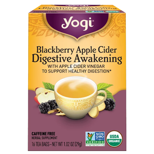 Yogi Tea Blackberry Apple Cider Digestive Awakening Tea