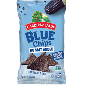 Garden of Eatin' Blue Corn Tortilla Chips No Added Salt