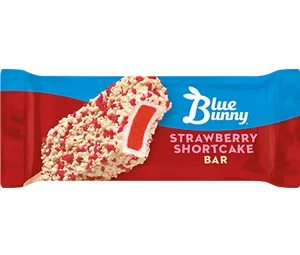 Blue Bunny Strawberry Shortcake Bar