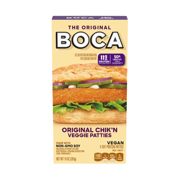 Boca Burger Non-GMO Original Chik'n Veggie Patties