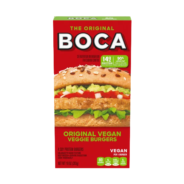 Boca Burger Boca Original Vegan Veggie Burgers