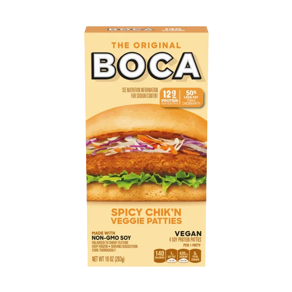 Boca Burger Non-GMO Spicy Chik'n Veggie Patties