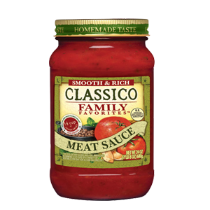 Classico  Family Favorites Meat Smooth & Rich Sauce