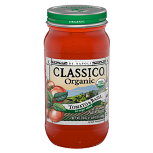 Classico  Organic Tomato & Basil Pasta Sauce No Sugar Added