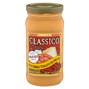Classico  Sun-Dried Tomato Alfredo Pasta Sauce