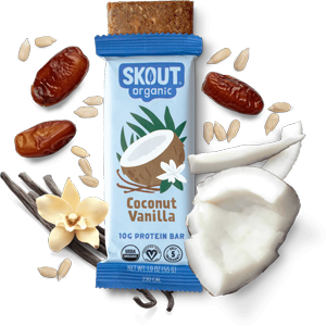 Skout Organic Coconut Vanilla Protein Bar